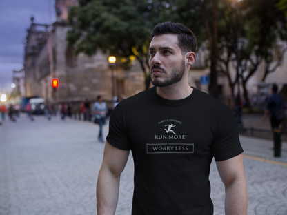 🏃‍♂️ Men Standard Crew T-Shirt – Run More, Worry Less